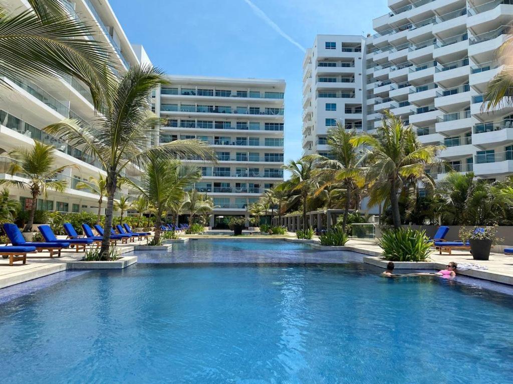 Hermoso Apartamento: Beachfront Comfort with Direct Access Cartagena Exterior photo